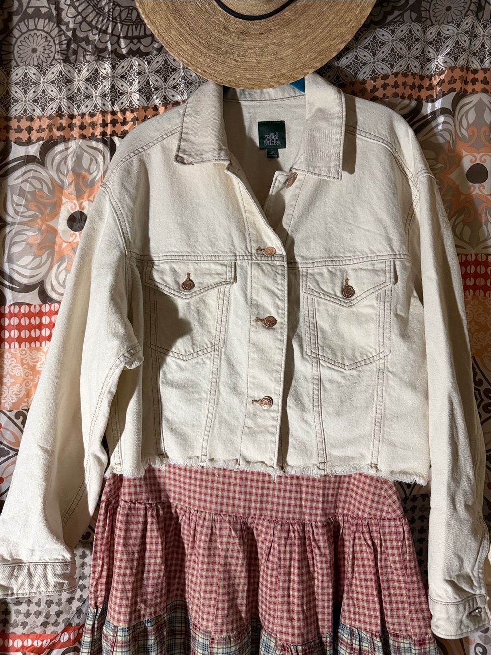 Cropped Jacket Denim Trucker - Wild Fable - OVERSIZED read description
